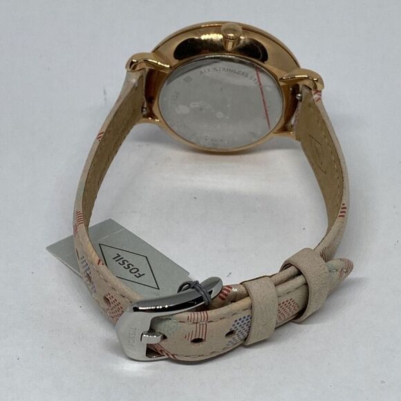 Fossil Jacqueline ES4291 Women's Leather Analog White Dial Quartz Watch XR566 - Picture 10 of 12